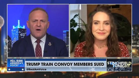 A member of the Trump convoy that followed President Biden's bus during the 2020 campaign