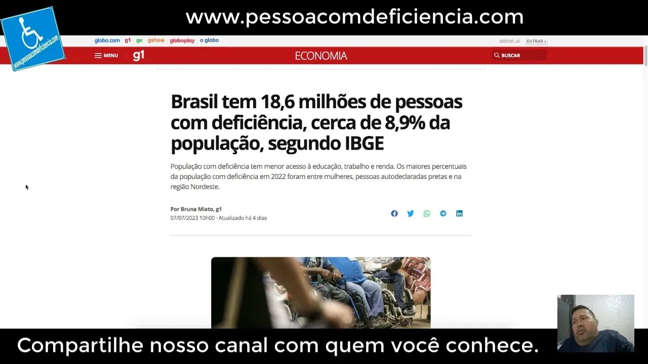 Censo 2022/2023 - Pessoa com deficiência