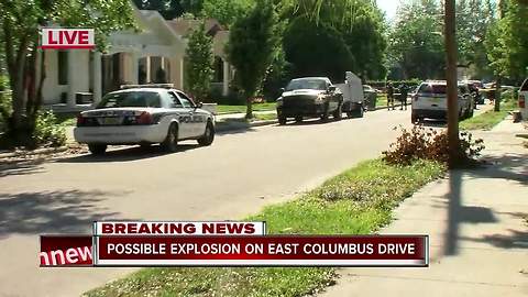 Tampa Police investigating pipe bomb explosion on E. Columbus Dr.