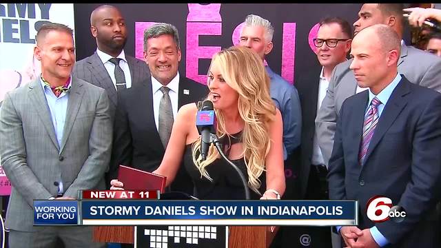 Stormy Daniels performs at The Pony in Indianapolis
