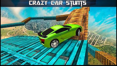 Impossible Car Racing Stunts- Mega Ramps Car Games _ Android Gameplay