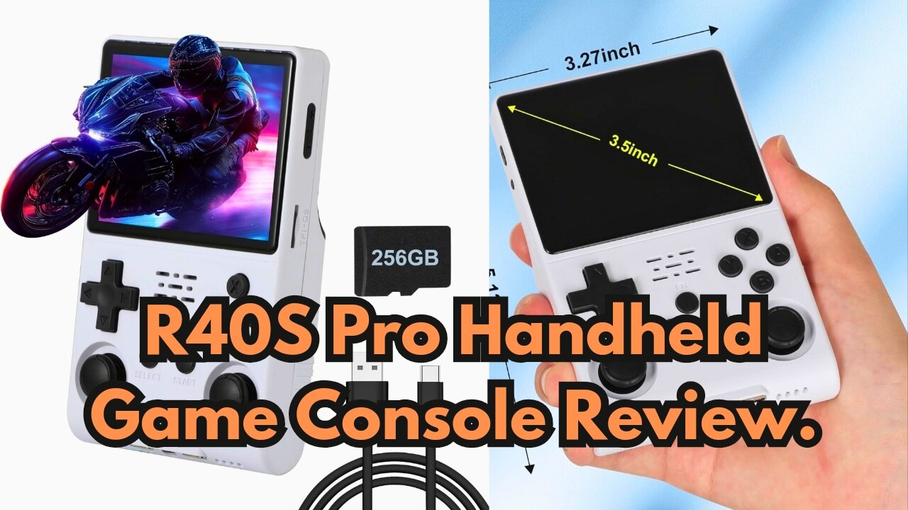 R40S Pro Handheld Game Console Review.