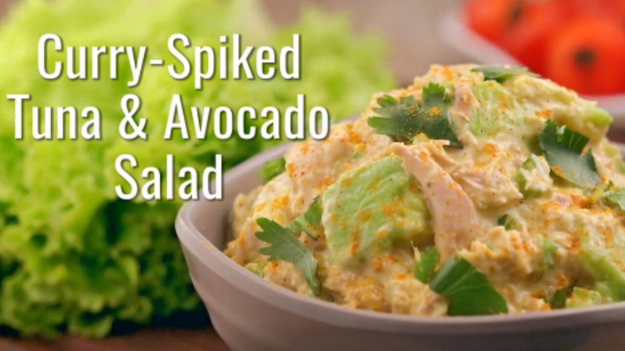 Keto Diet Recipes Curry Spiked Tuna and Avocado Salad