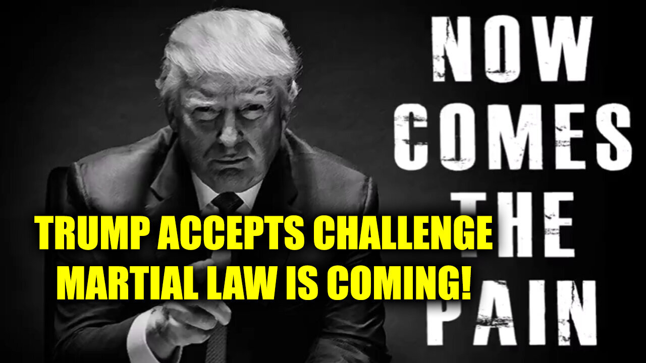 BOOM -Trump Accepts Challenge - Martial Law Is Coming - GITMO - 8/5/24..