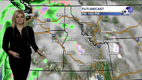 Conditions stay dry through Wednesday, showers possible by the end of the week
