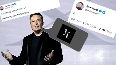 Elon Musk Changes Twitter To X