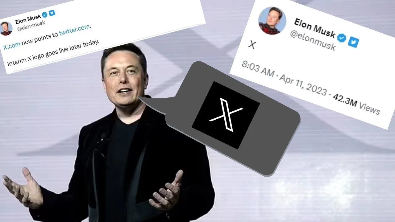 Elon Musk Changes Twitter To X