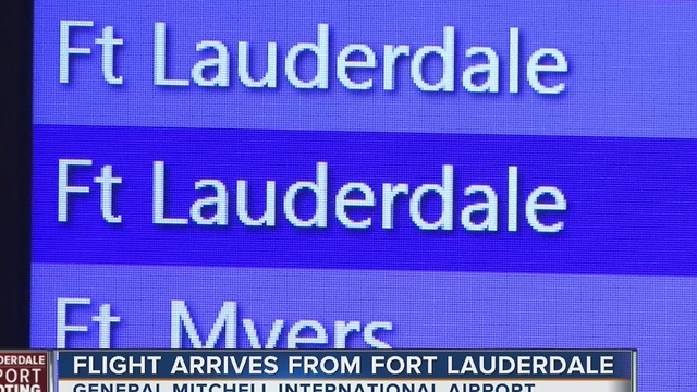 First Fort Lauderdale flight since mass shooting arrives in Milwaukee