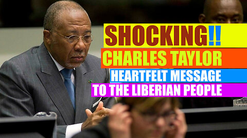 Charles Taylor Delivers Heartfelt Message To The Liberian People During His Mother's Funeral