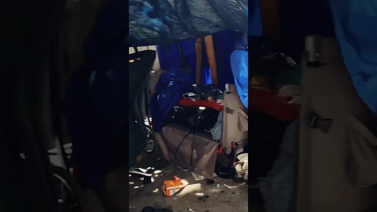 Tent city San Francisco #viralvideo #traintravel #travel