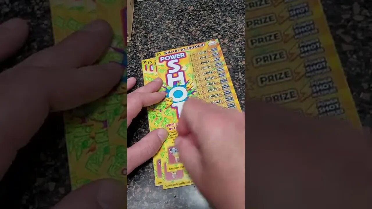 Power Shot Lottery Ticket Winner Kentucky Scratch Off Tickets