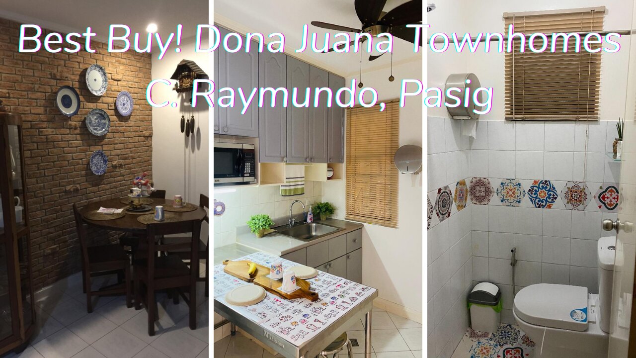 PASIG | Best Buy! Townhomes at Dona Juana in C. Raymundo
