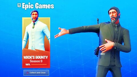 The NEW JON WICK's BOUNTY FREE REWARDS in Fortnite...