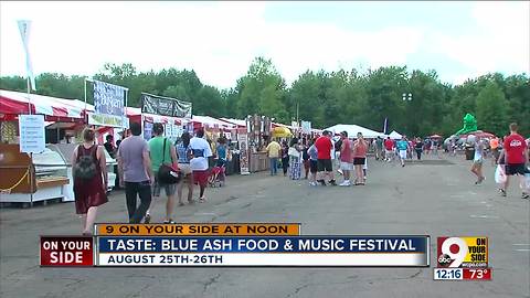 Taste: Blue Ash Food & Music Festival Talks on 9 On Your Side at Noon