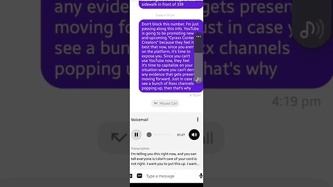 Cyraxx left a Voicemail, he is gonna sue us all. 9/22/2023. Credits to @freethepeople4093