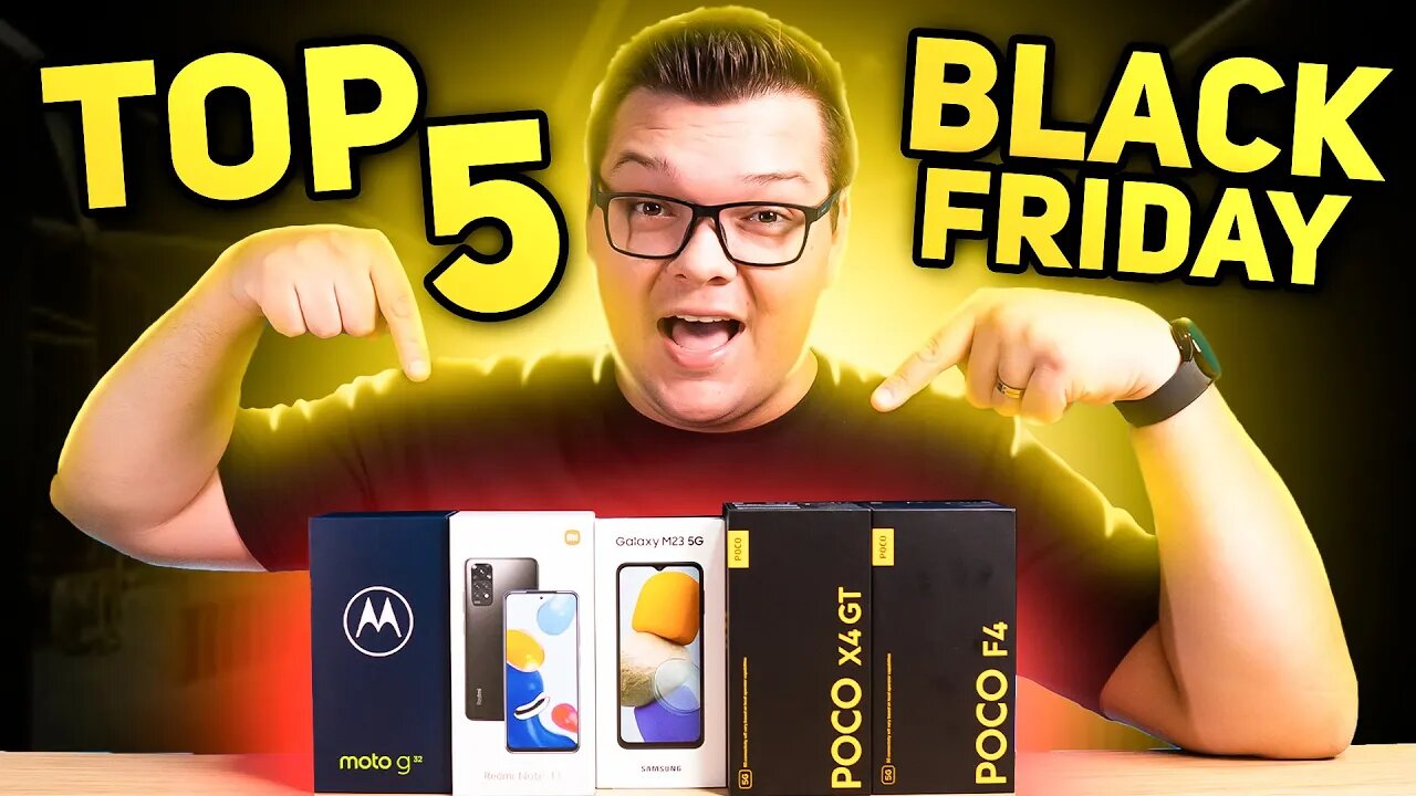 🔴 OS MELHORES SMARTPHONES PARA FICAR DE OLHO NESSA BLACKFRIDAY!