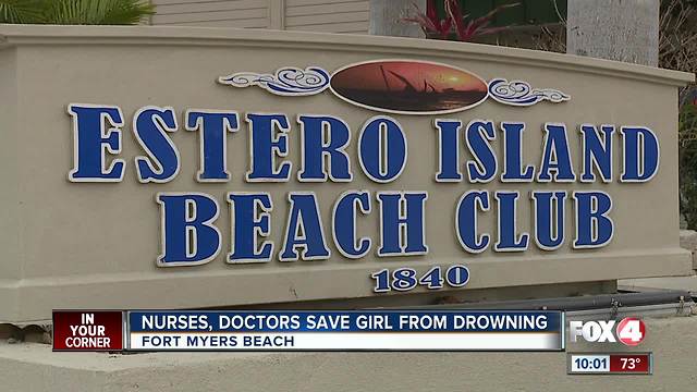 Nurses, Doctors Save Girl From Drowning