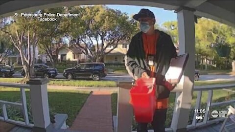 Police searching for accused bank robber soliciting unregistered charity in St. Pete