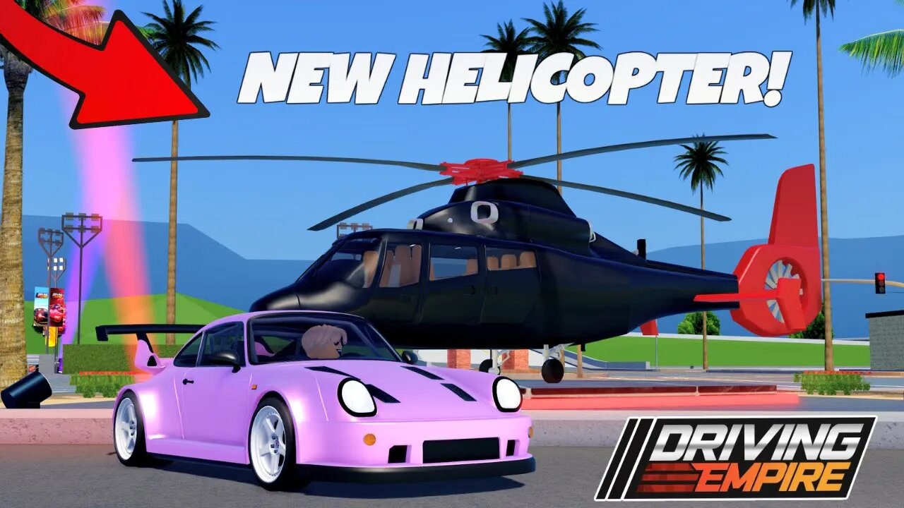 NEW Code + Helicopter Update in ROBLOX Driving Empire!