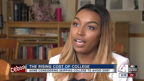 Some considering skipping college to avoid debt