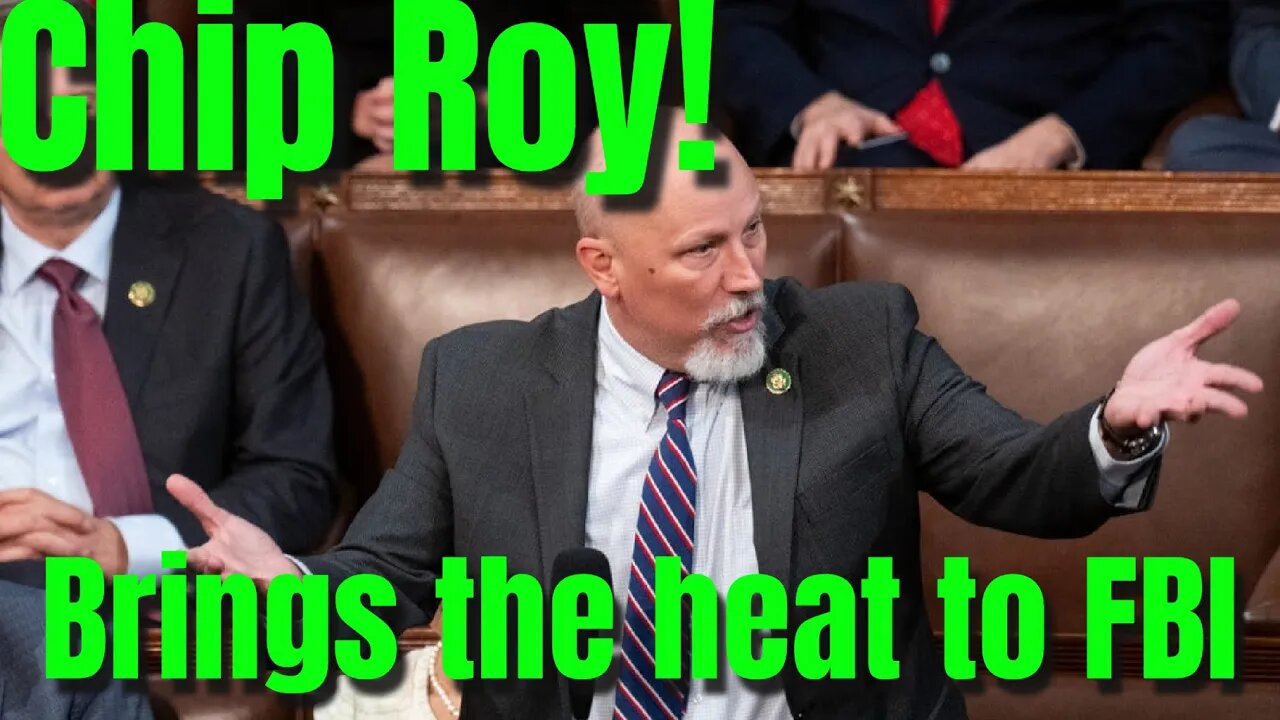 Chip Roy drills into FBI Director! Breaking News!