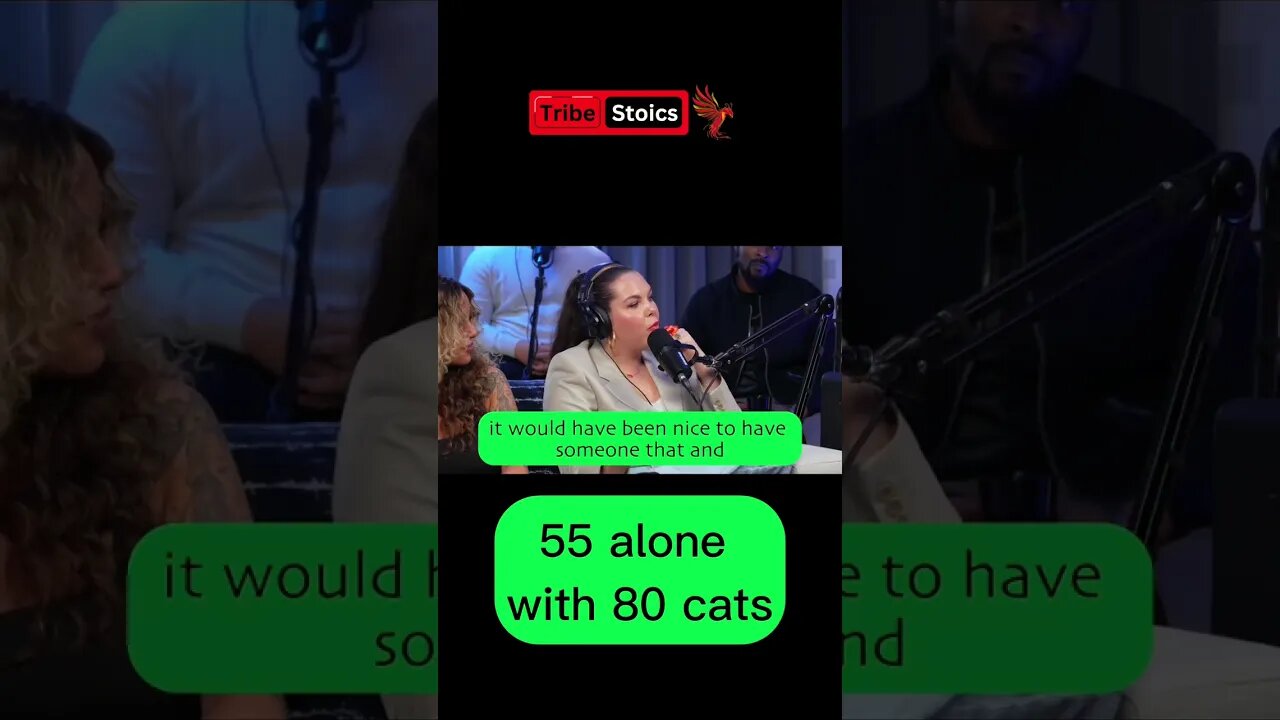 55 alone with 80 cats