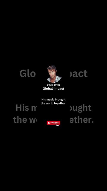 8 "Creative Visionary: Exploring David Bowie's Lasting Creativity" #shorts #davidbowie #music