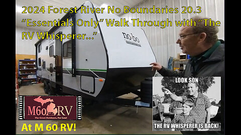 2024 Forest River No Boundaries 20.3 "Essentials Only" #9750 at M 60 RV!