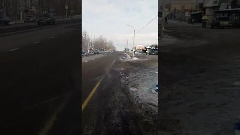 Roadside Seller in Russia