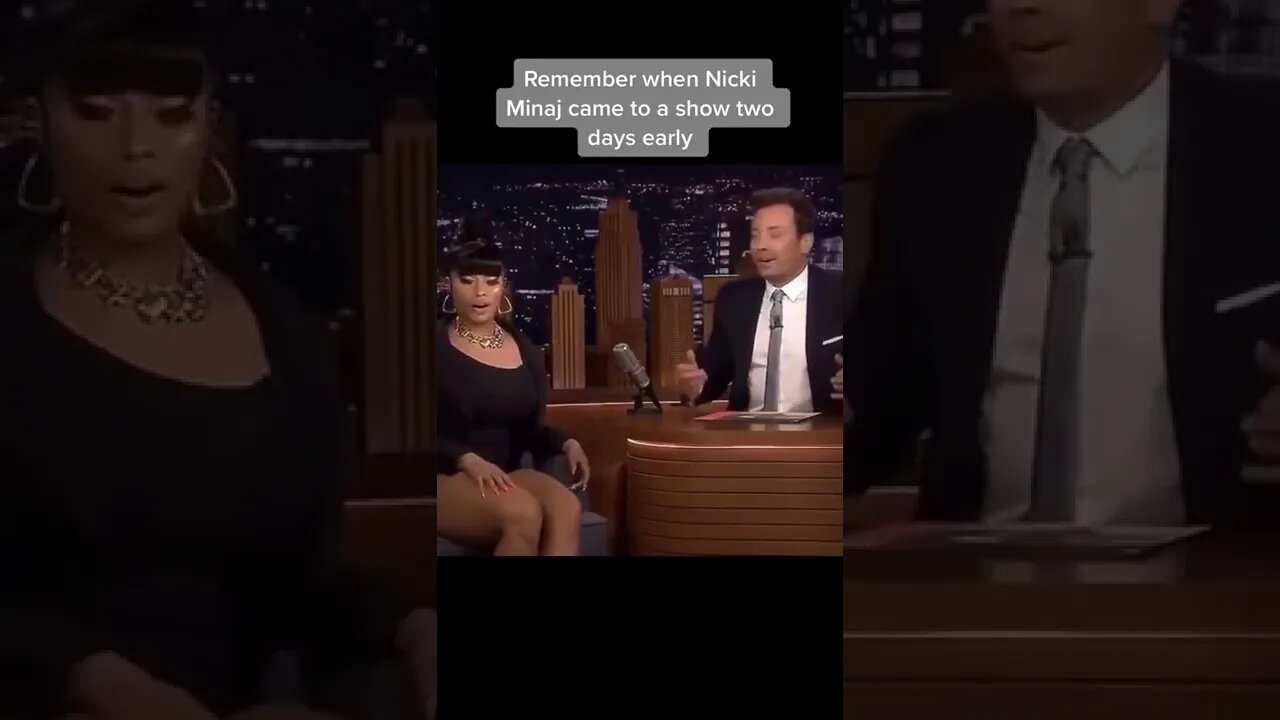 When Nicki Minaj Came To Jimmy Fallon's Show On The Wrong Day #shorts