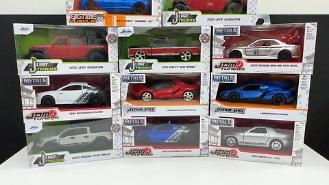 Unboxing the Latest JDM Tuners Diecast Models from Jada Toys