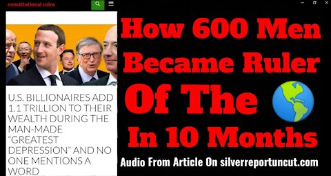 U.S. Billionaires Wealth Surges 40% Or $1.1 Trillion Since The "Great Opportunity For A Reset" Began