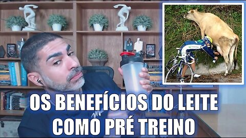 Leite como pré treino!