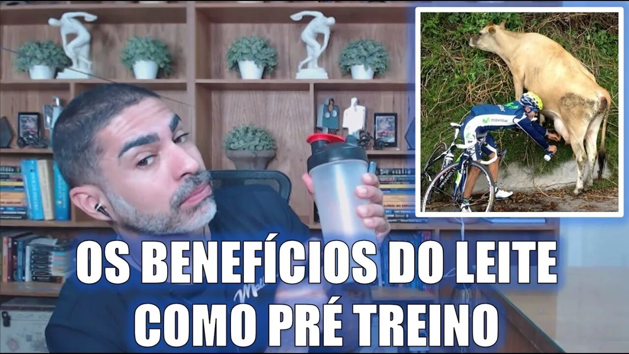 Leite como pré treino!