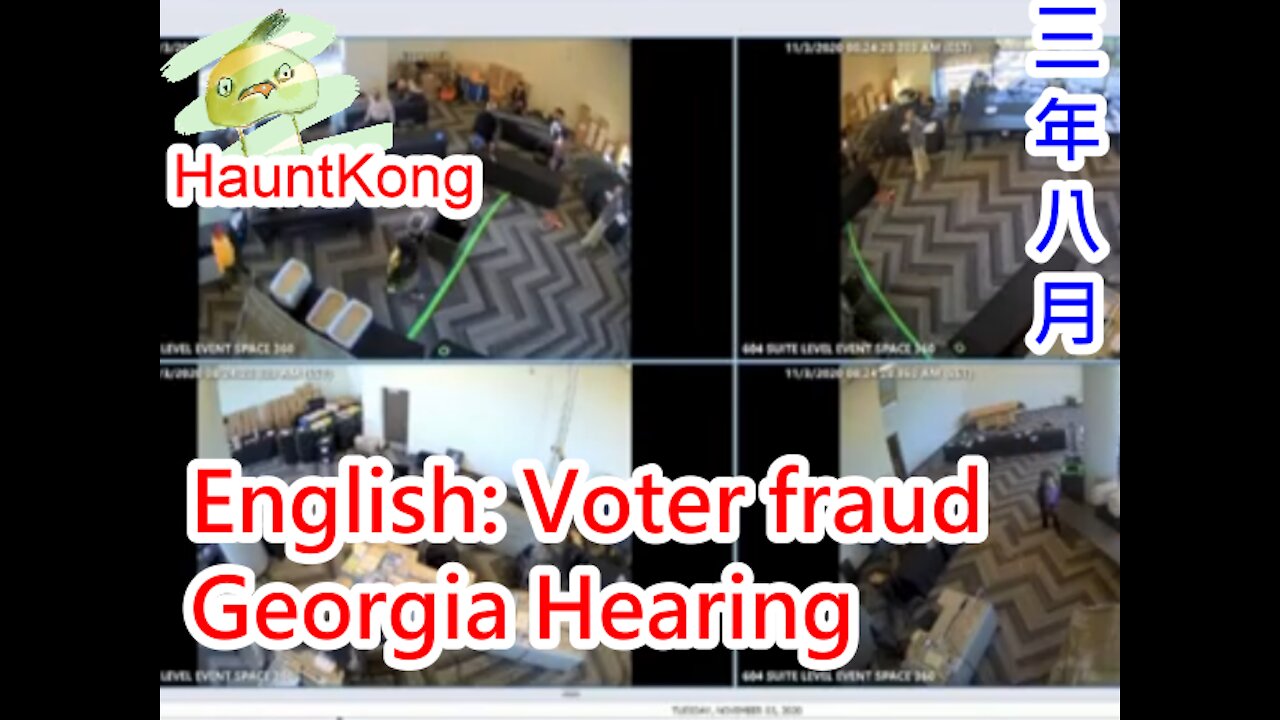 Second Georgia Hearing to DEBUNK Voter Fraud!! 喬治亞州舞弊聽證