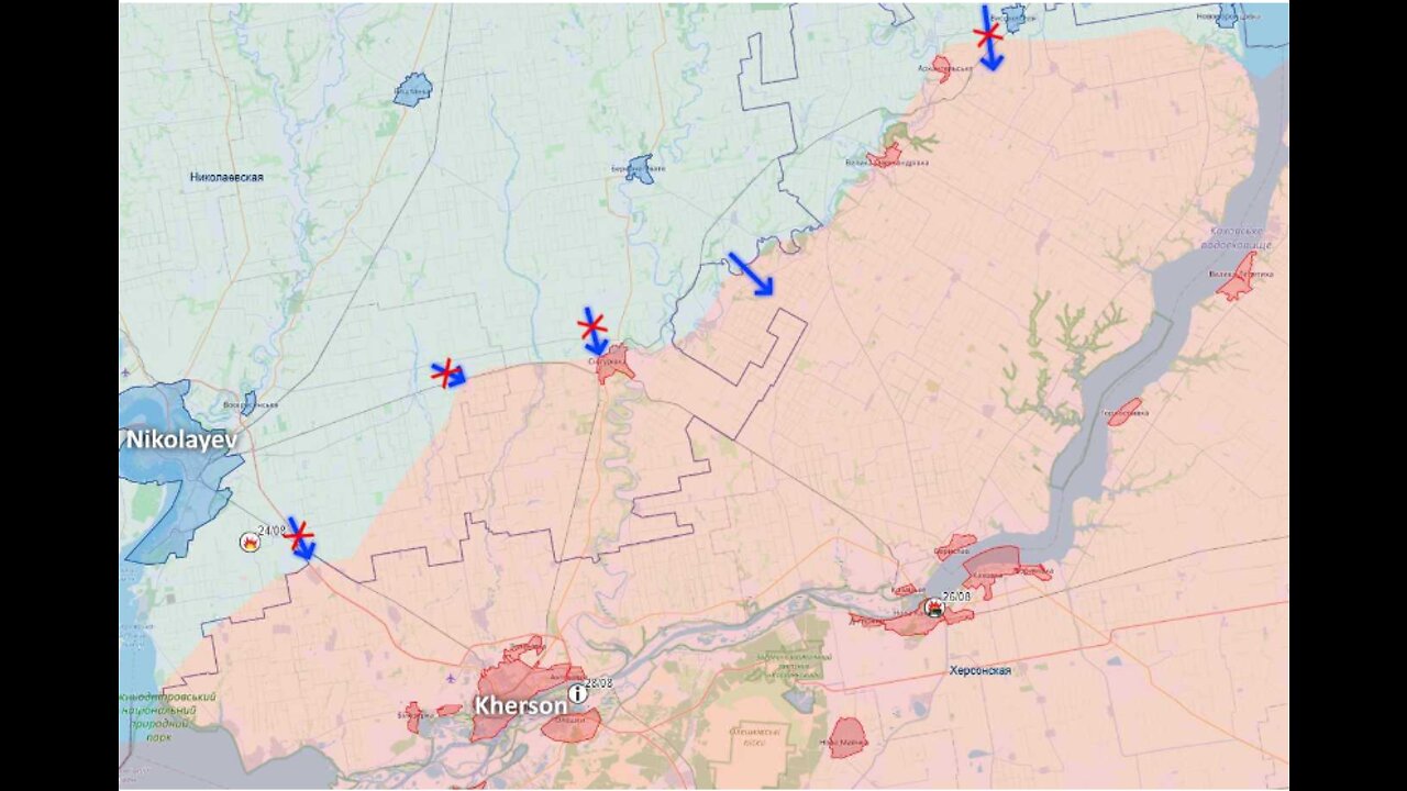 Today, on Zelensky direct order, Ukrainian attempted an attack on the Nikolaev and Kherson regions