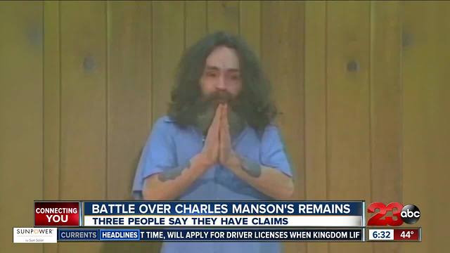 Legal battle over Charles Manson's remains continues in Kern County