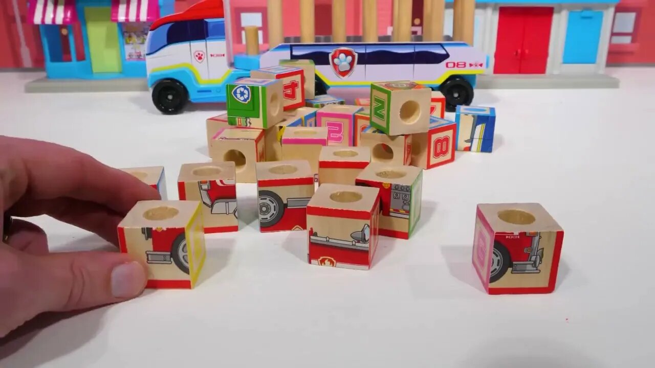 Best ABC Learning Toy Video for Toddlers! Paw Patrol Letter Blocks for Kids!