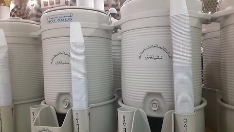 Zamzam water - Masjid e Nabawi