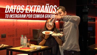 Cena gratis gracias a tus seguidores en Instagram