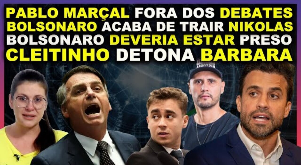 Pablo Marçal Fora dos Debates - Bolsonaro Trai Nikolas e o Povo - Deveria estar preso