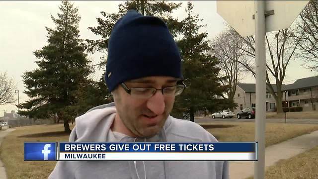 Brewers give out free tickets