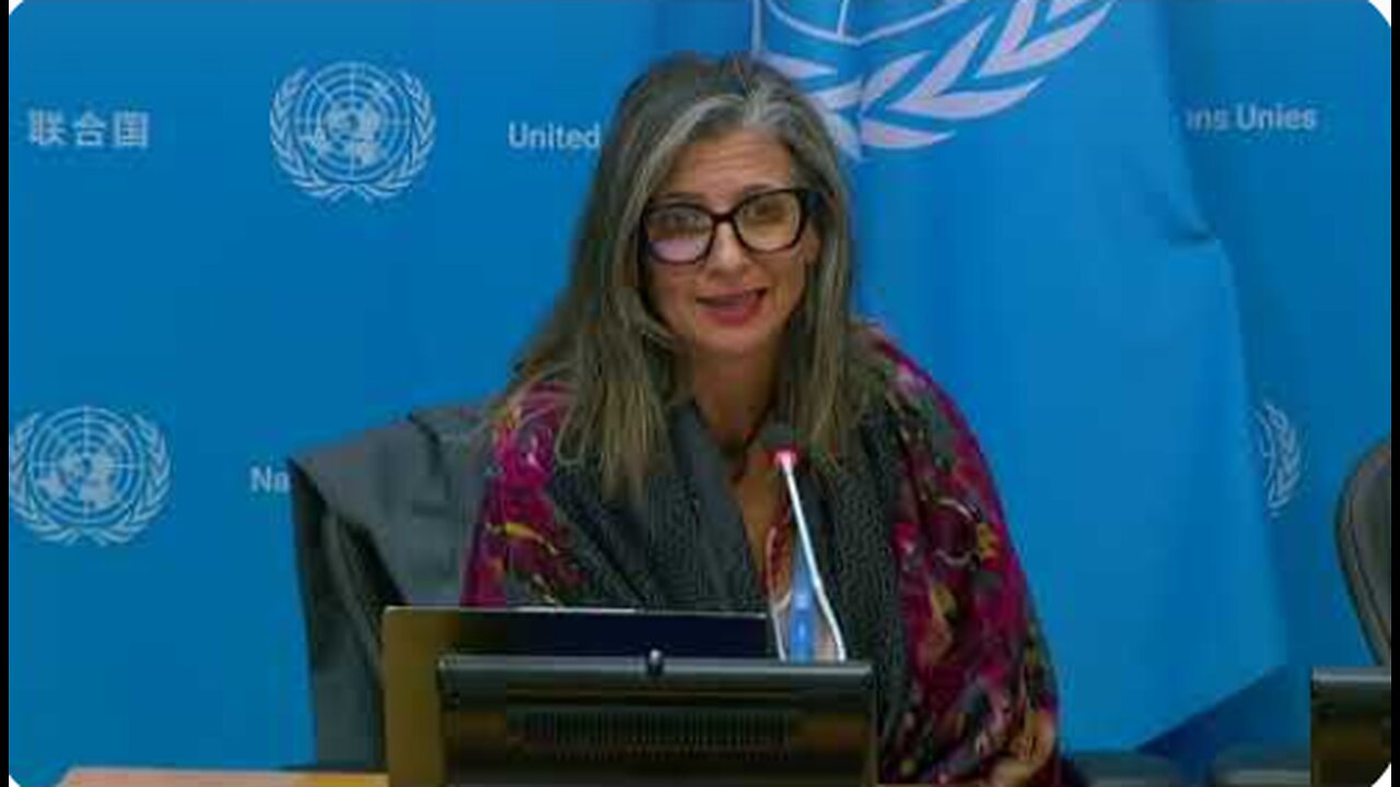 Francesca Albanese, UN Special Rapporteur on the Occupied Palestinian Territory, meets the press