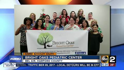 Good morning from Bright Oaks Pediatric Center