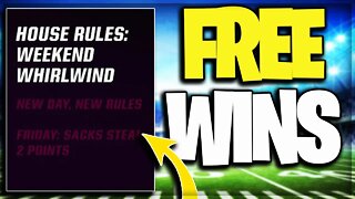 FREE House Rules Wins by doing THIS in Madden 23 Ultimate Team