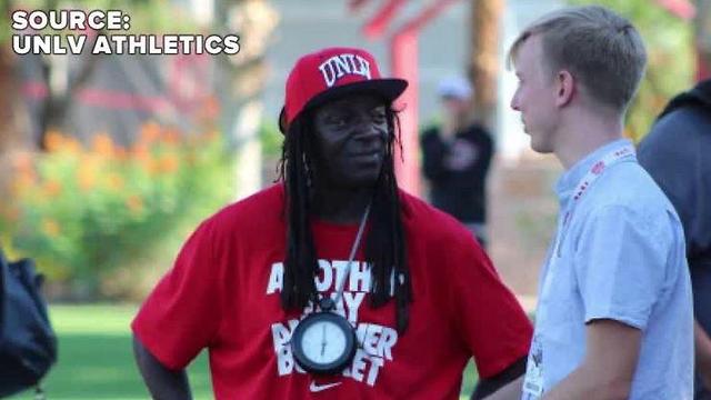 Flavor Flav watches first day of UNLV football fall camp