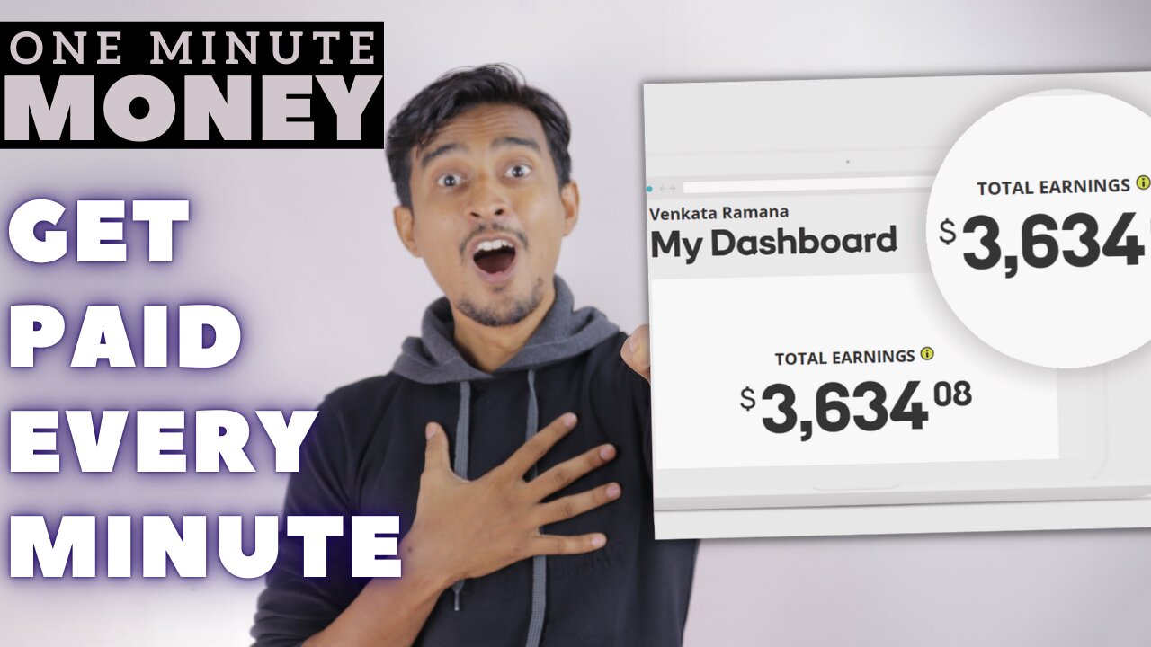 Easiest Way To Make Money Online in 2022 | One Minute Money Review | Get Paid Every Minute (NO SCAM)