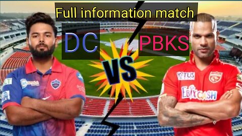 DC Vs PBKS match information