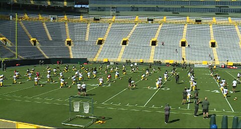 Packers get first taste of empty Lambeau Field