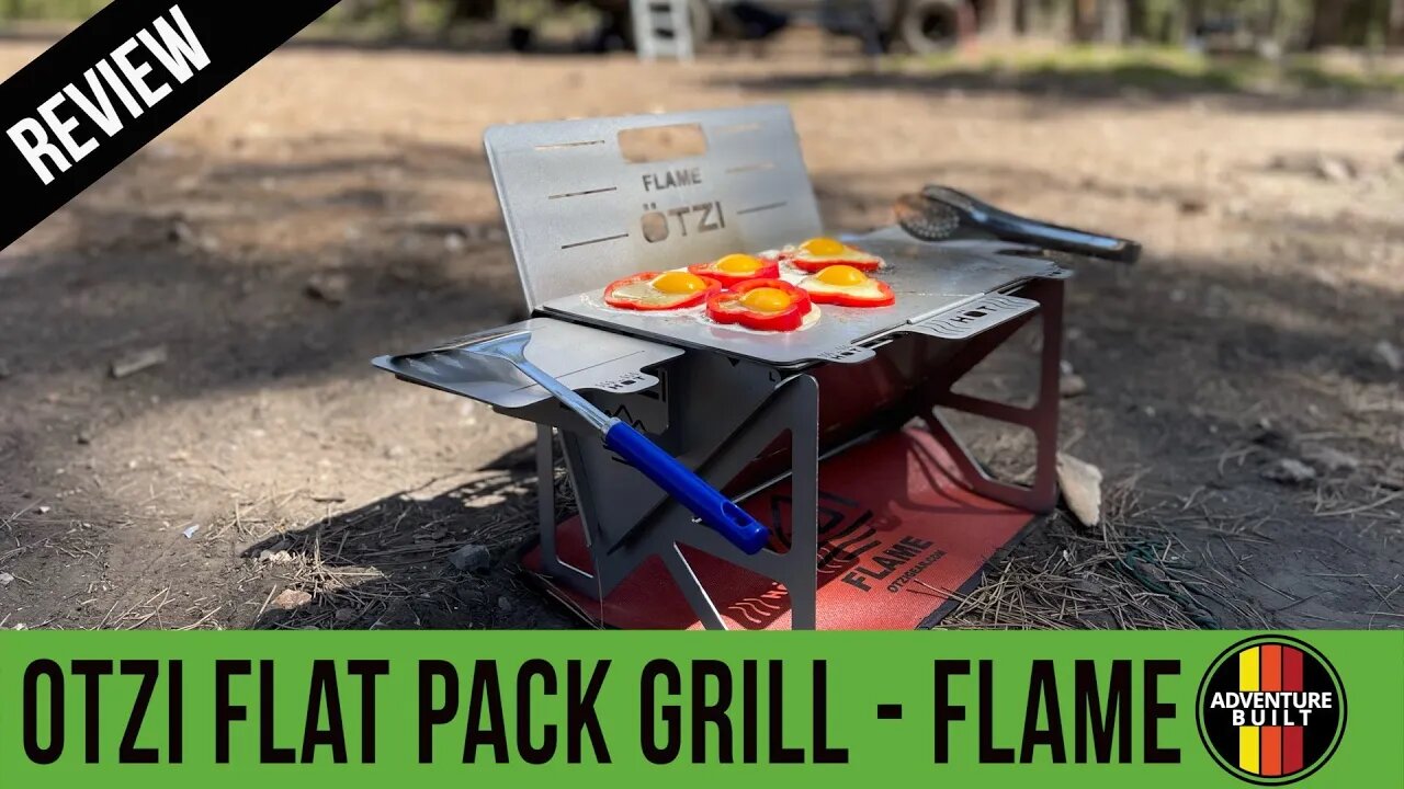 PORTABLE OVERLANDING GRILL | OTZI ADVENTURE GEAR - FLAT PACK GRILL